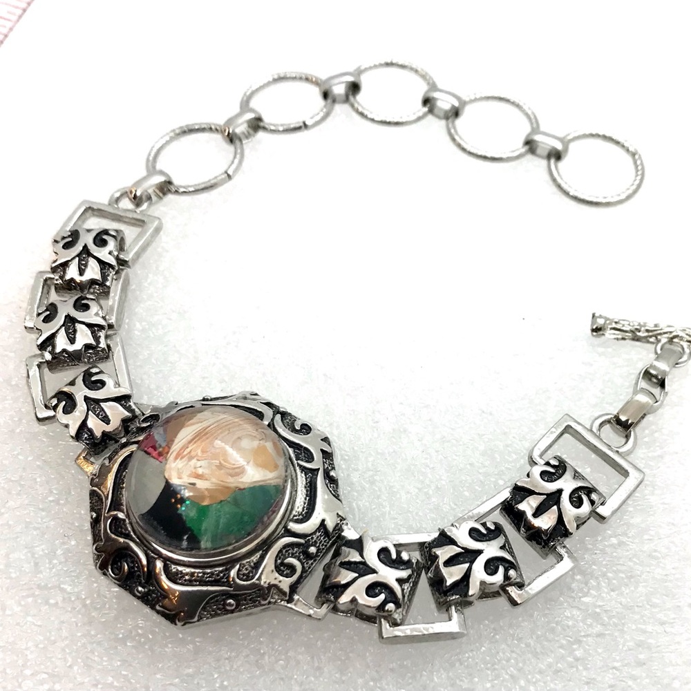 Snap bracelet with Handmade 20mm snap SB20